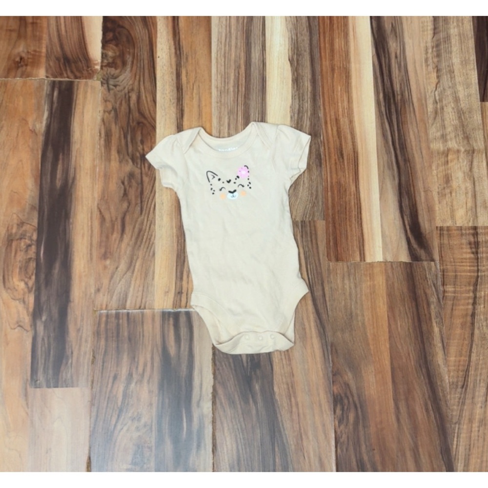 Carter's Cream Leopard Baby Bodysuit